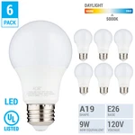 6 Pack Led A19 Bulb 9w 60w Equivalent Non Dimmable 5000k Daylight Medium E26. Fixed Price $12.15.