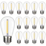 Shatterproof Led String Lights, Waterproof, Warm White 2200k, 70lm, E26 Base .... Fixed Price $16.97.
