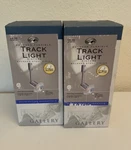 Hampton Bay Halogen Track Light Fixture 279 200 New White Glass Donut Shade. Fixed Price $20.77.