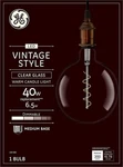 2-pk Ge Vintage Globe Led Light Bulb, 40 Watt Eqv Clear, Warm Candle $0 Ship. Fixed Price $24.99.