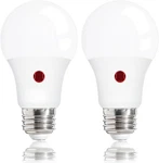 Jaspertronics Dusk To Dawn A19 Led Edison Bulbs, 2700k, 9w (60w Eqv.), 2 Pack. Fixed Price $16.99.