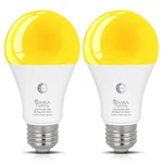 2 Pack Led Bug Repelling Yellow Bulb 6w/40w With Dusk-to-dawn Sensor E26 Base. Fixed Price $14.95.
