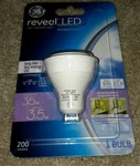 Ge Reveal Led 3.5-watt 35-watt Replacement 200 Lumens Gu10 Dimmable New Unopened. Fixed Price $8.00.