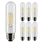 6 Pack Satco S21344 S9580 Led Filament 120v 5.5w =40w T10 Medium E26 Warm White. Fixed Price $34.00.