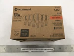 New Ecosmart 6-pk 60w Led A15 Clear Bulb E26 Soft White 2700k Dimmable Wet Rated. Fixed Price $22.90.
