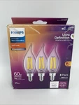 Philips 547967 Soft White 5w Ba11 Base 500 Lm. Decorative Led Bulb Set Of 3. Fixed Price $18.99.