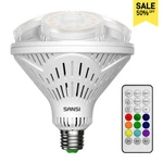 Sansi Rgbw Led Light Bulb 4000lm 40w(260w Equivalent) Dimmable W/timing Remote. Fixed Price $27.43.