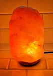 Wbm Model 1000 9" Tall Himalayan Crystal Salt Lamp W/ Dimmer Switch. Fixed Price $18.99.