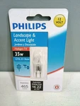 Philips Landscape And Accent Light Bulb, 35w 12v Clear Gy6.35 Base T4 465 Lumens. Fixed Price $7.99.
