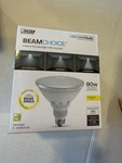 Feit Electric New Beam Choice 90w Bright White 3000k Wide Or Focused Light Bulb. Fixed Price $9.00.