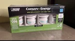Feit Electric 60w Light Bulbs 4 Pack Conserv Energy 13 Watts 900 Lumens New. Fixed Price $10.00.