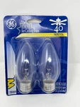 Vintage Ge 40w Crystal Clear B13 Type 380 Lumens Ceiling Fan Usa. Fixed Price $14.99.