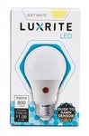 Luxrite Lr21471 9w Led A19 Dusk To Dawn Sensor Bulb, 800 Lumens, Soft White. Fixed Price $10.95.