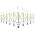 Sunco 10 Pack Dusk To Dawn Candelabra Ca11 Led Light Bulbs 2700k Soft White. Fixed Price $51.48.