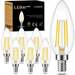 Cotanic E12 Base 3000k Led Light Bulbs Dimmable, Soft White Candelabra Bu.... Fixed Price $42.05.