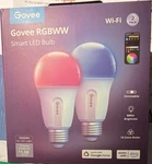 Govee Rgbww Wi Fi Smart Led Bulb E26 Dimmable 800lm 9w 2 Pack H6004. Fixed Price $20.99.