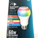 Ecosmart Led Light Bulb Speaker W/bluetooth 60w Color Changing And Remote. Fixed Price $15.00.