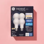Ge Reveal Hd+ Led Light Bulbs, Dimmable, 60 Watt, A19 Medium Base, 4pk. Fixed Price $6.00.