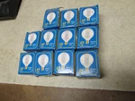 11 Nos 25 Watt 130v G16.5 Candelabra Clear Vanity 2" Light Bulbs Lot G16 1/2 25w. Fixed Price $44.67.