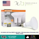 Sylvania Led Flood Br30 Light Bulb - 65w Equivalent, Dimmable, Soft White, 2 Pac. Fixed Price $12.99.