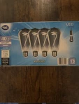 Great Value Led St 19 Daylight Dimmable Medium Base Light Bulb 4 Pack. Fixed Price $12.95.