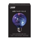Feit Led Specialty G25 E26 (medium) Bulb Multi-colored 1 Watt Equivalence. Fixed Price $10.18.