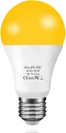 Yellow Bug Light Bulbs, Dusk To Dawn, 7w Led, 40w Equivalent, A19, Smart Auto On. Fixed Price $19.99.