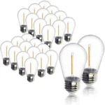 Jslinter 48-pack Led 1w String Light Bulbs, S14 Plastic Shatterproof Edison V.... Fixed Price $73.88.