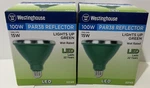 2 Pack Westinghouse 33149 Single 15 Watt Green Par38 Medium (e26) Led Bulbs. Fixed Price $19.99.