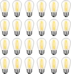 24 Pack Led S14 Replacement Bulbs 1w Waterproof Vintage Edison Outdoor String. Fixed Price $23.15.