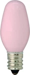 Lighting 26222 4-watt 14-lumen C7 Night Light Bulb, Pink, 2-pack. Fixed Price $12.76.