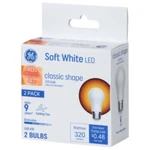 Ge Soft White Led Classic Shape Light Bulb 2 Ct 4w = 40w A15 Ceiling Fan. Fixed Price $12.99.