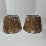 Pair Lamp Shade Aspen Creative 58936 Imperial Transitional Empire Shape Brown. Fixed Price $32.95.