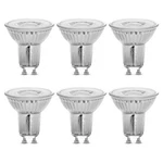Feit Gu10 Led Bulbs, 6w, 120v, Dimmable, 3000k, Bright White, 6 Count. Fixed Price $38.35.