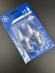 2 Pack Ge Light Bulbs 15w 15fc Cd2 47928 Candelabra Base. Fixed Price $19.99.