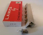 Box Of 10 Chicago Miniature Pr13 Pr-13 Cm Ge Flashlight Lamps Light Bulbs 4.75v. Fixed Price $15.97.