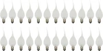 Creative Hobbies 5 Watt Silicone Dipped Country Candle Lamp Light Bulbs White. Fixed Price $41.86.