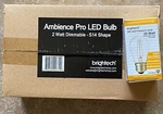 Box Of 15 Brightech Edison Shape Dimmable 2 Watt Led Bulbs-new. Fixed Price $15.00.