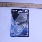 (2-pk) Feit Electric Fan Bulb 15w 120 Volt Bp15a15/2. Fixed Price $2.76.