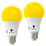 2-pack Bluex A19 Amber Yellow Led Bug Light Bulb No Blue 650 Lumens 120.... Fixed Price $15.44.