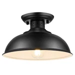 Loehinle Industrial Semi Flush Mount E26 Ceiling Light Fixture Metal 120v. Fixed Price $84.18.