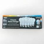 Feit 60w Led Light Bulbs - 5 Pack, Missing 1 Adjustable White Dimmable. Fixed Price $14.99.