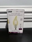 Feit Electric Cfc40/927ca/fil/ag 40 Watt Equivalent Wifi Dimmable, No Hub. Fixed Price $16.99.