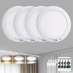 4pack Rechargeable Motion Sensor Ceiling Light With Remote Wireless Led 3 Colors. Fixed Price $59.88.