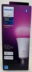 Philips Hue Smart 100w A21 Led Bulb -white & Color Ambiance -e26- Free Shipping. Fixed Price $52.98.