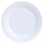 Nicole Home Collection 9" White Pack Of 60 Paper Plates, 9 Inch Plate/60 Ct. Fixed Price $14.06.