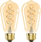 E26 Led Vintage Edison Light Bulbs 40w Equivalent, Dimmable 4w 2500k Amb. Fixed Price $20.37.