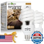 Repti Zoo Uvb Light For Desert Reptile 2 Pack, 10.0 26w Uva Bu. Fixed Price $35.52.