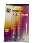 Ge 27447 - Q300t3/cl/cd2 300 Watt 117mm Double Ended Light Bulb. Fixed Price $11.99.