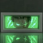 One Piece Zoro Light Led Box Anime Manga Night Frame Decor Lamp Gift. Fixed Price $25.99.